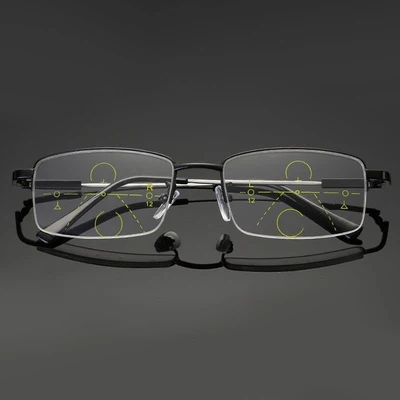 Multi-Focal Glasses Photochromic Eyewear Progressive Reading - Image 1